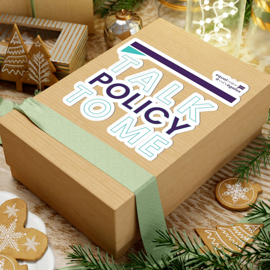 Kiss-Cut Stickers - Talk Policy to Me