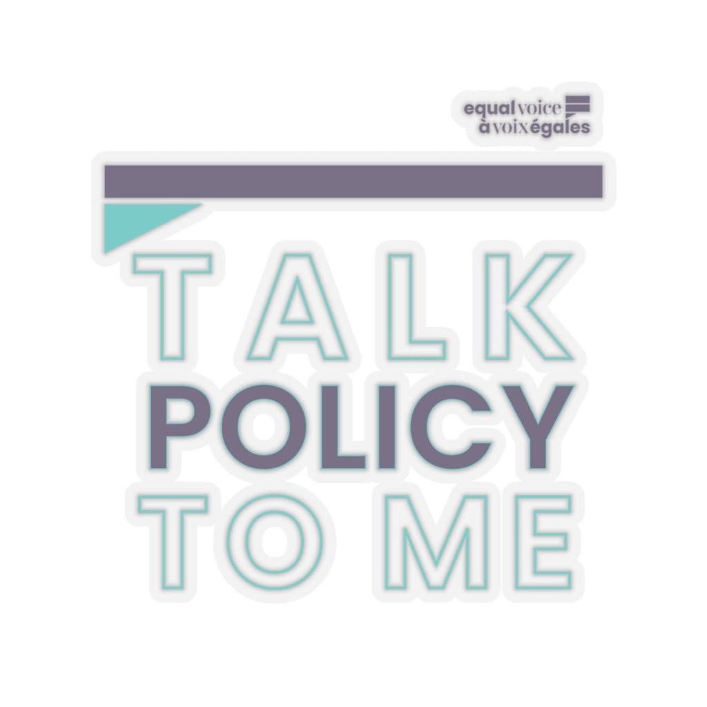 Kiss-Cut Stickers - Talk Policy to Me