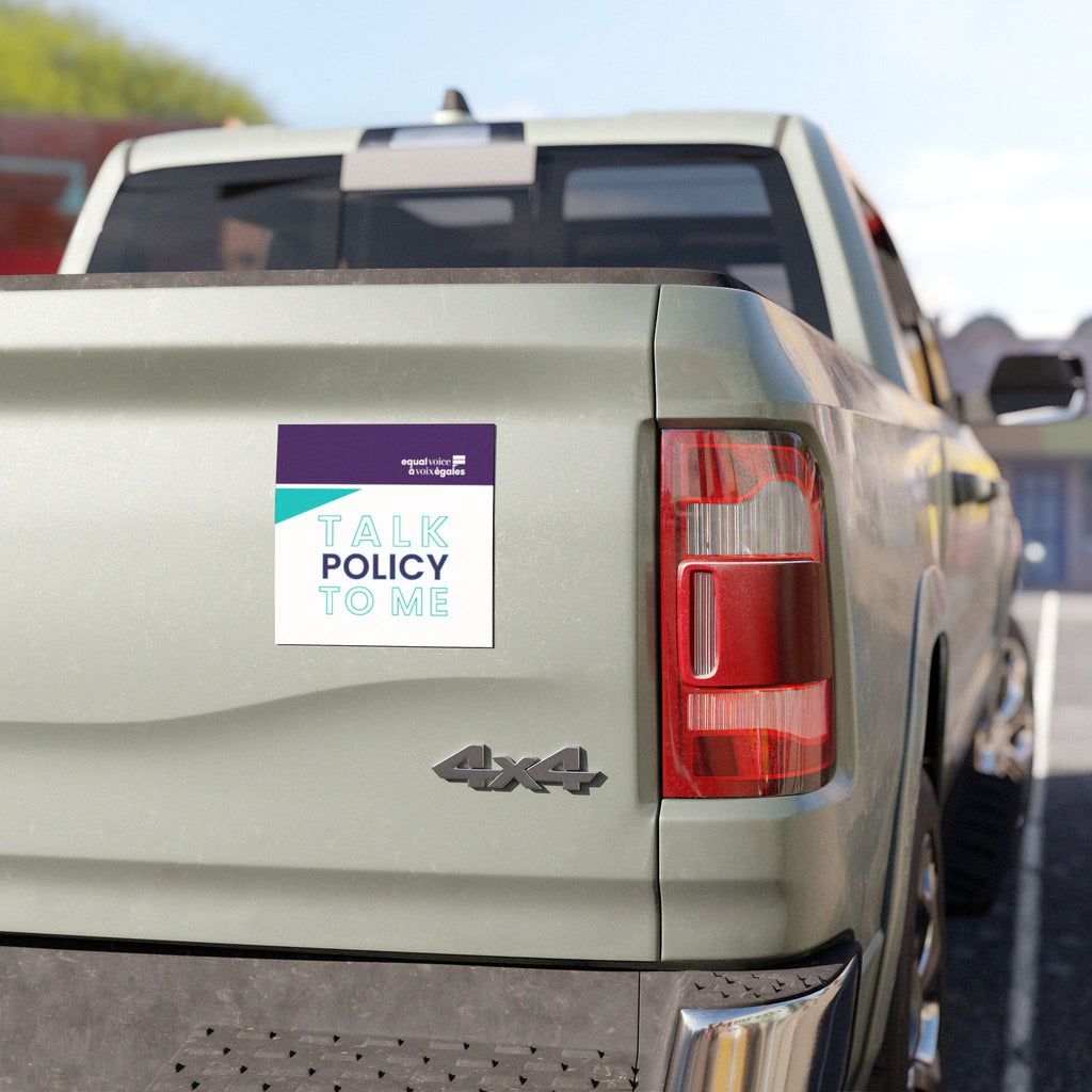 Car Magnets - Talk Policy to Me
