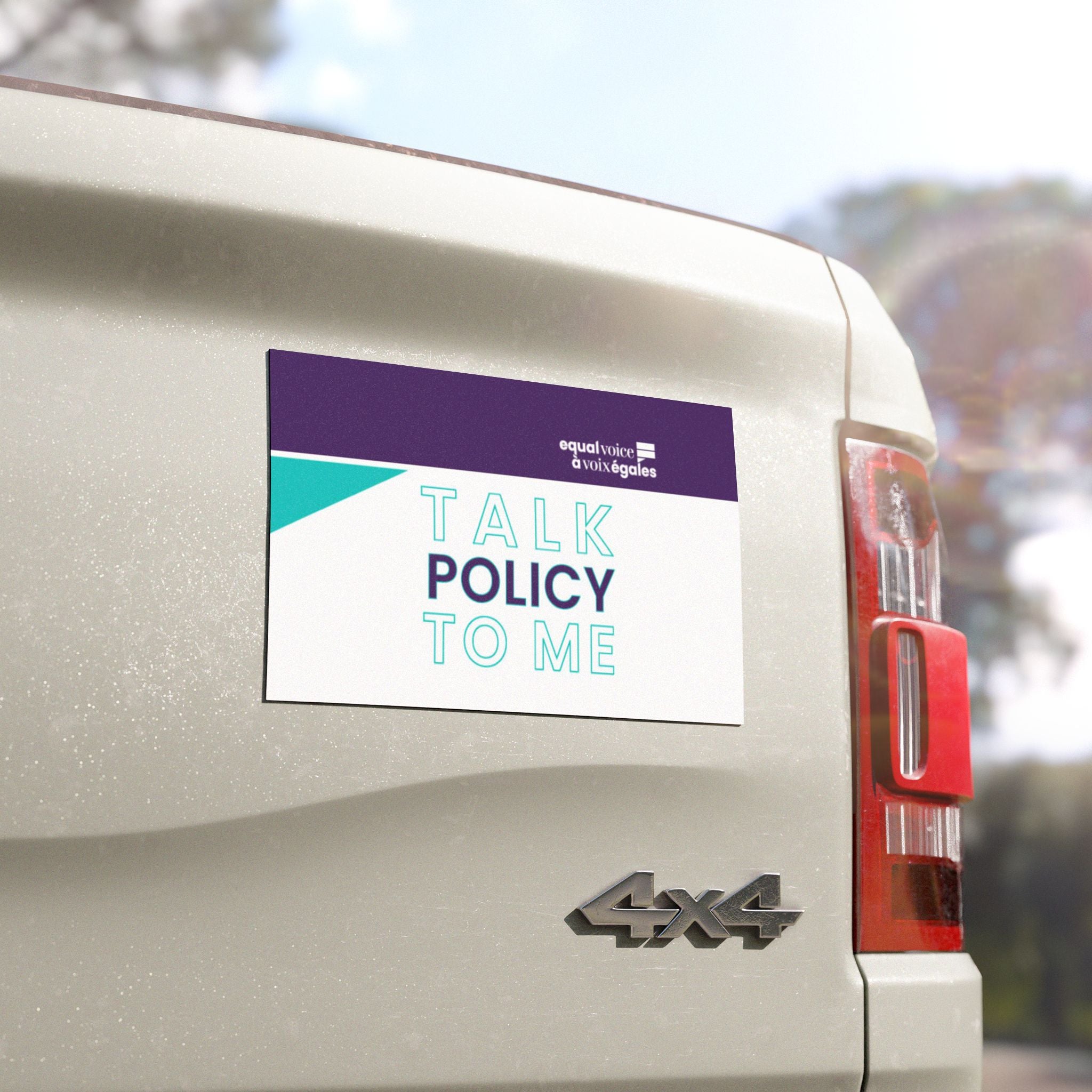 Car Magnets - Talk Policy to Me