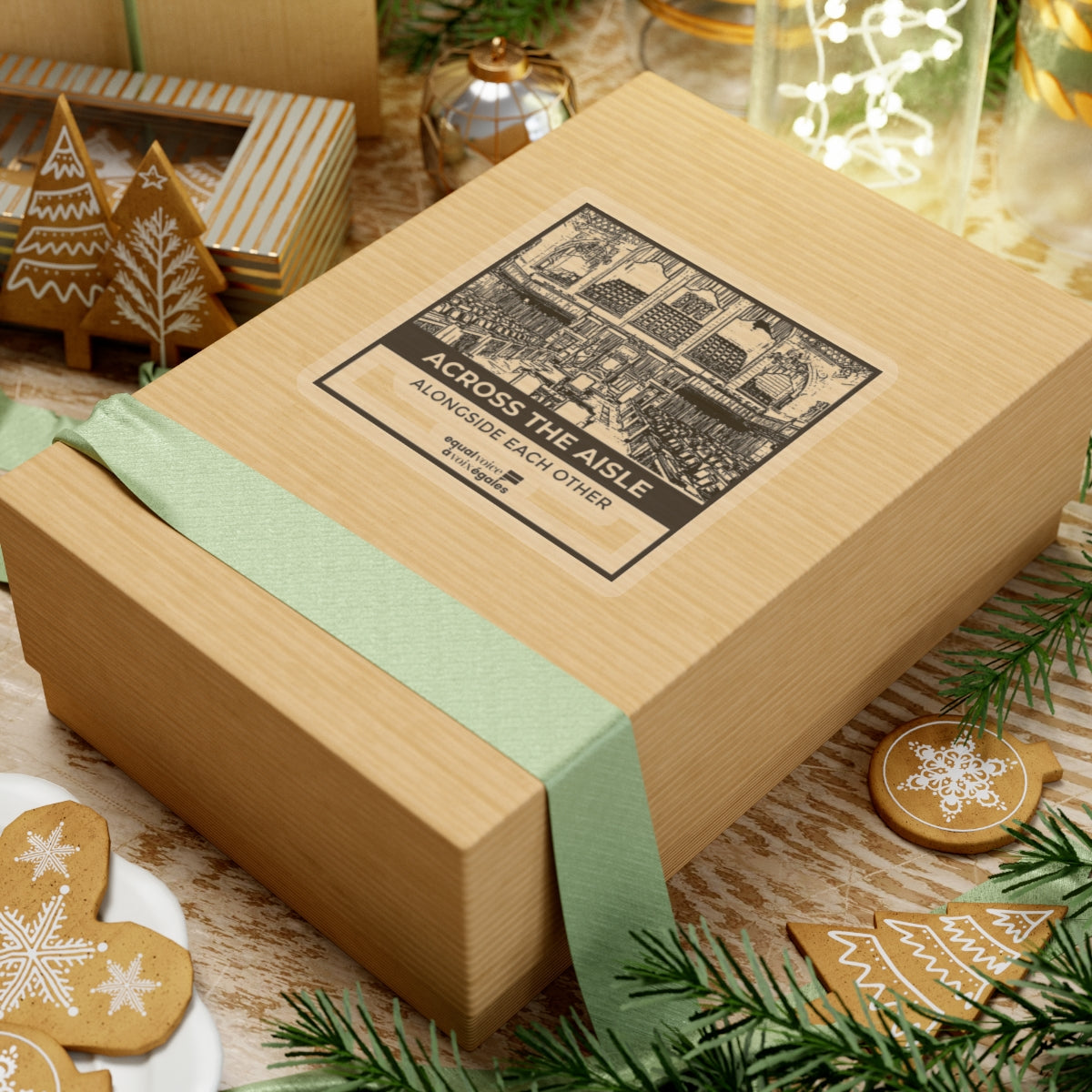 Kiss-Cut Stickers - Across the Aisle