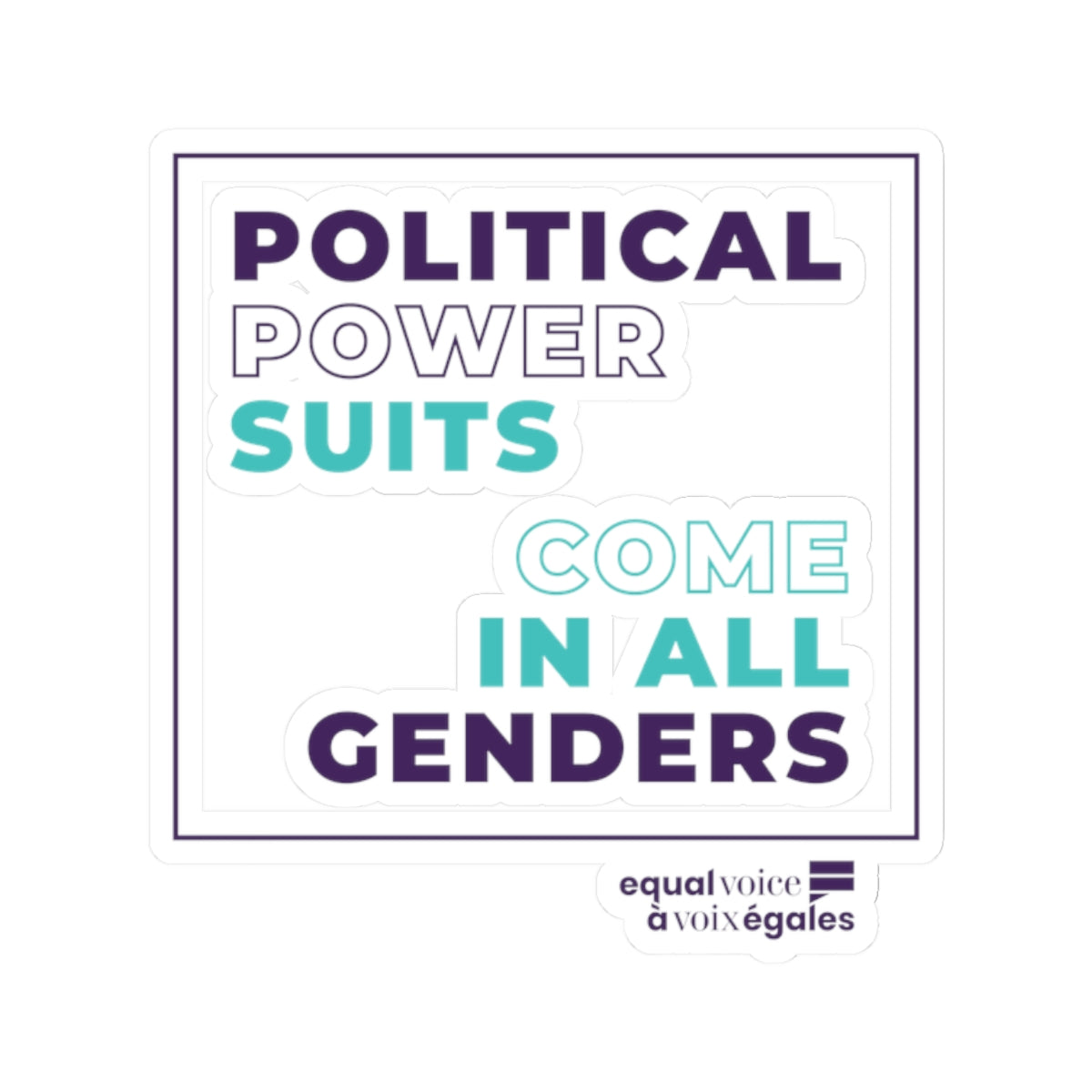 Kiss-Cut Stickers - Political Power Suits