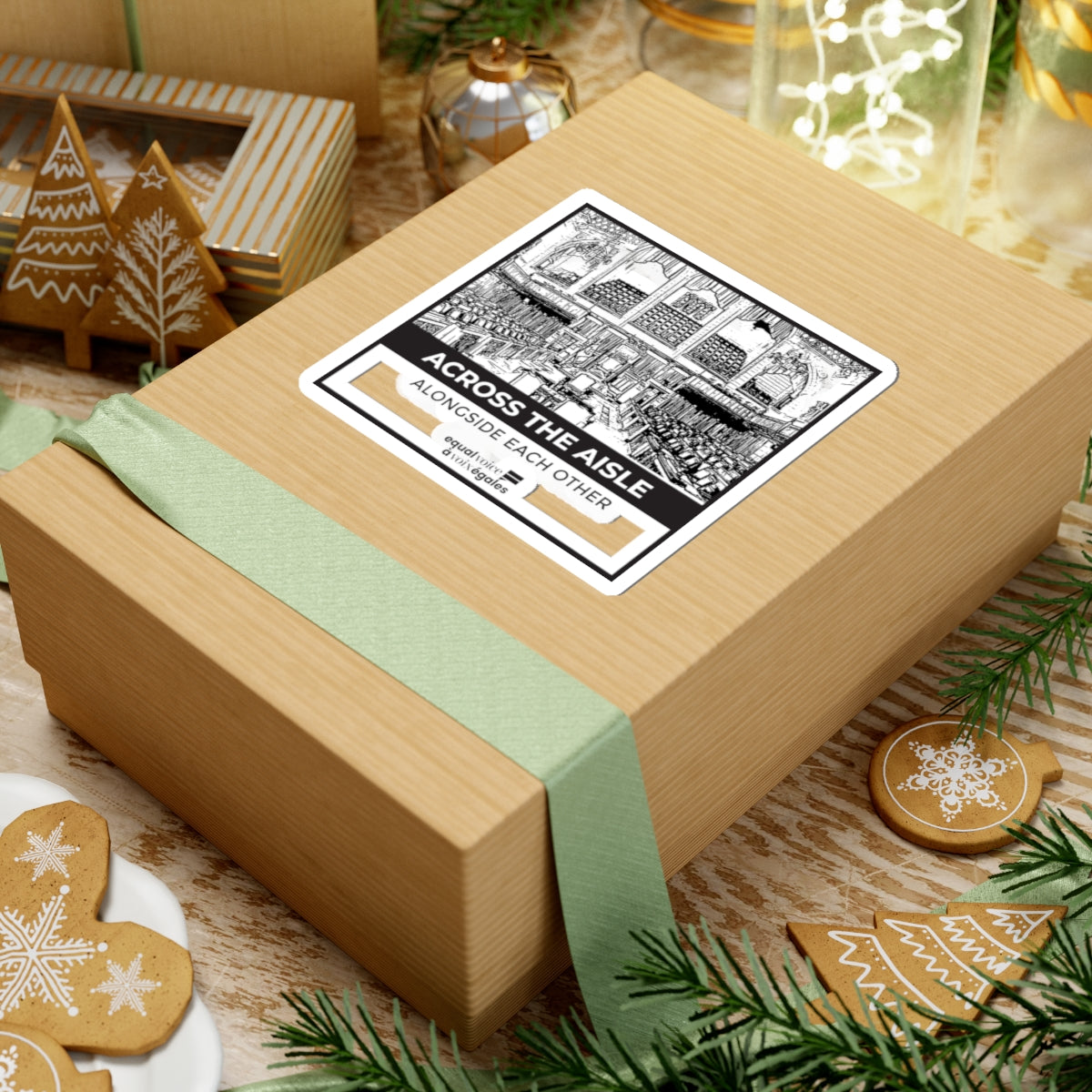 Kiss-Cut Stickers - Across the Aisle