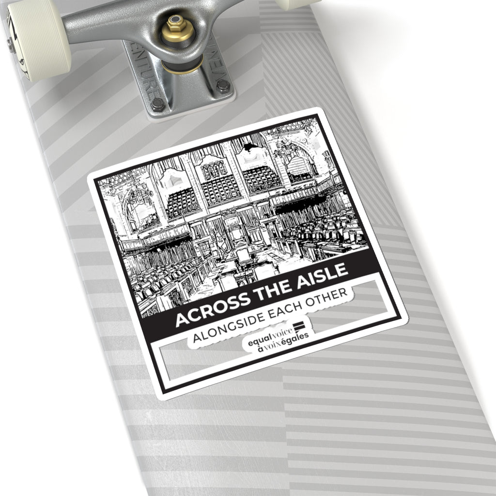 Kiss-Cut Stickers - Across the Aisle