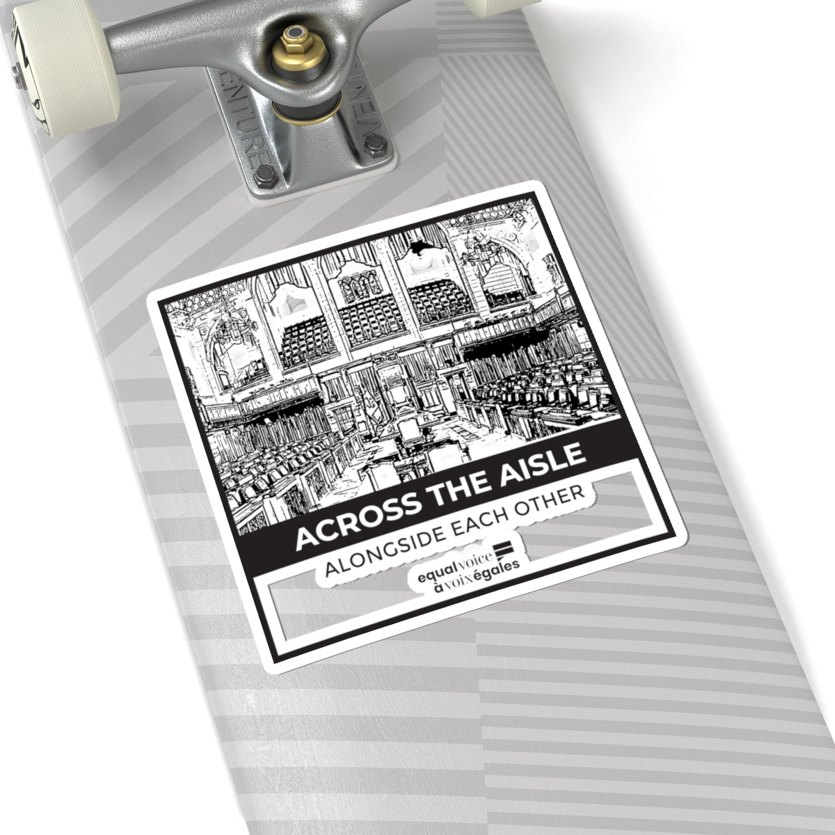 Kiss-Cut Stickers - Across the Aisle