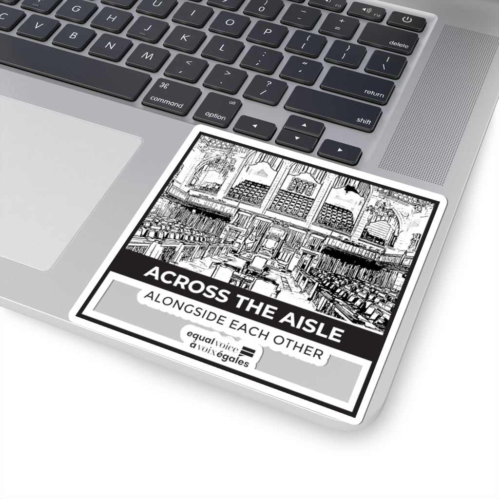 Kiss-Cut Stickers - Across the Aisle