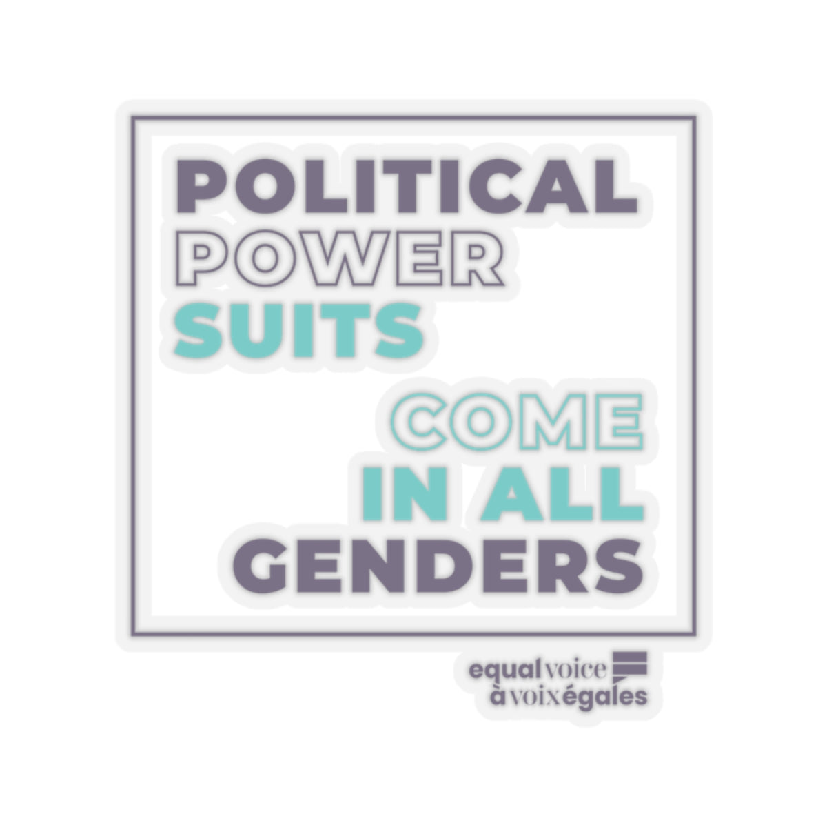 Kiss-Cut Stickers - Political Power Suits