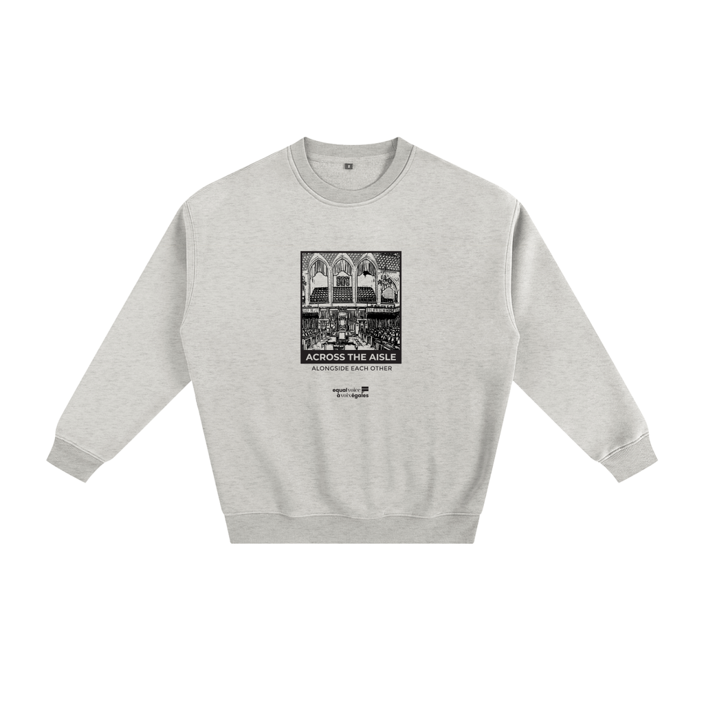 Fleeced Sweatshirt - Across the Aisle